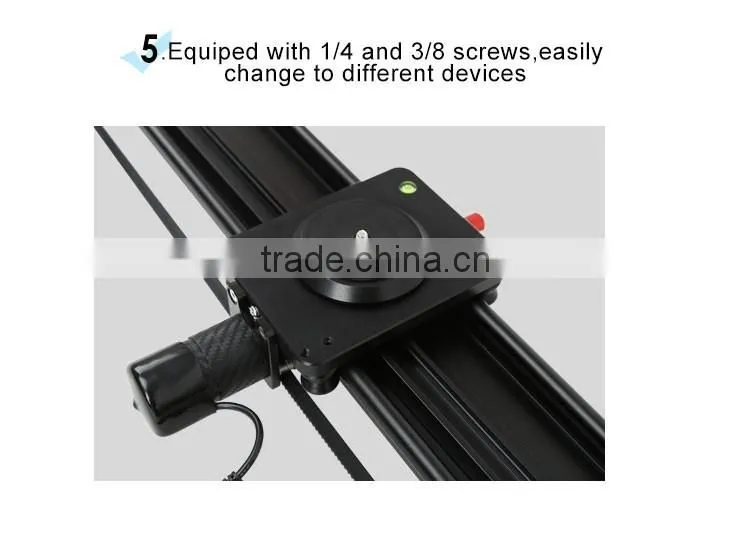 Top sale factory cheapest motorized video camera slider 120cm with timelapse time delay controller