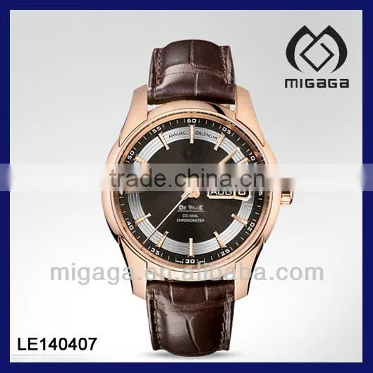 LATEST DESIGN ROSE GOLD PLATING JAPANESE MOVEMENT WATCH