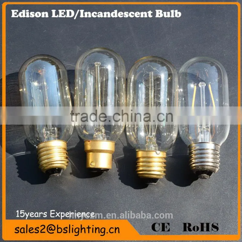 Newest G45 G80 G95 G125 E27 E26 B22 Led Filament Bulb, 4W Led Filament Lamp