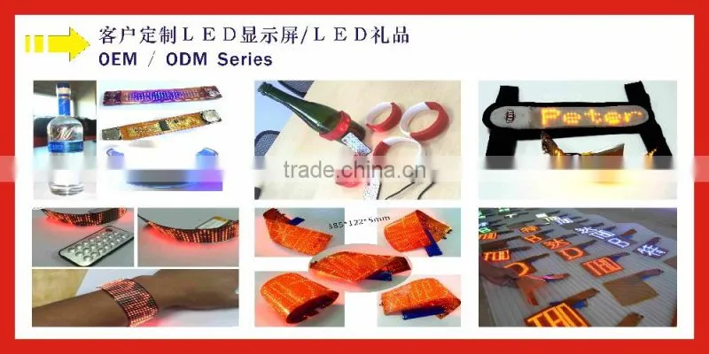 MINI led indoor moving message Bus sign display