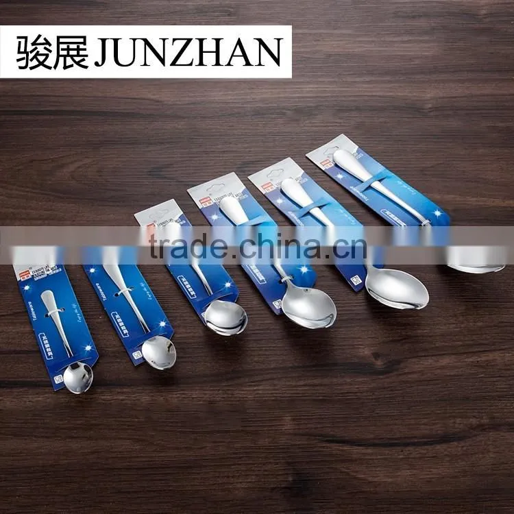 Stainless salad spoon with mirror polishing Factoy directly in Jieyang