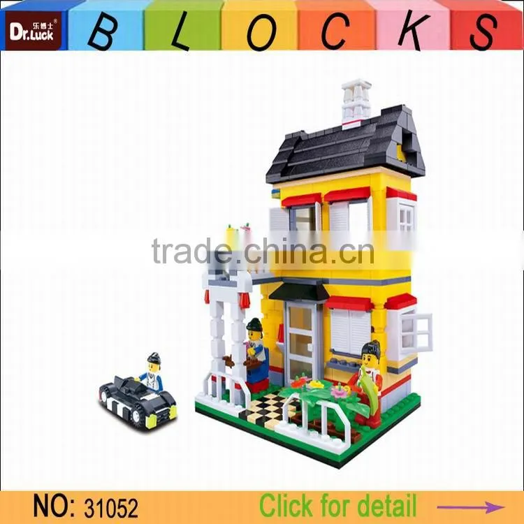 Plastic kid building block set Military Block toy