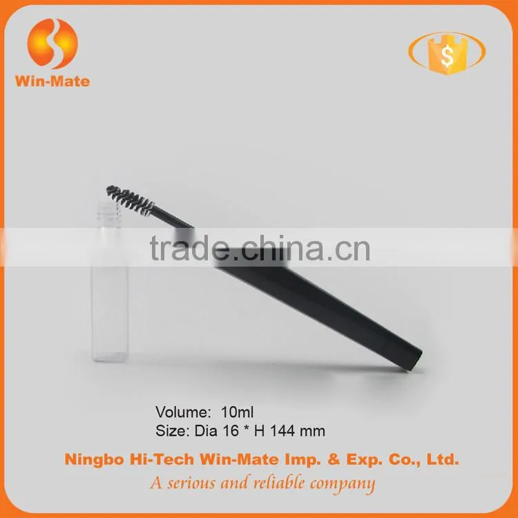New style classical empty 1.6*14.4cm plastic clear mascara tube
