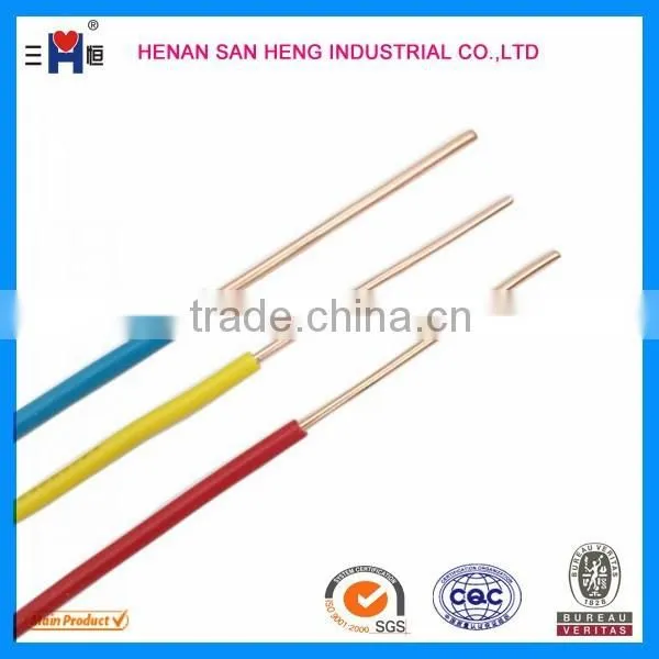 Top selling electric wire&cable electrical cable pvc insulated wire