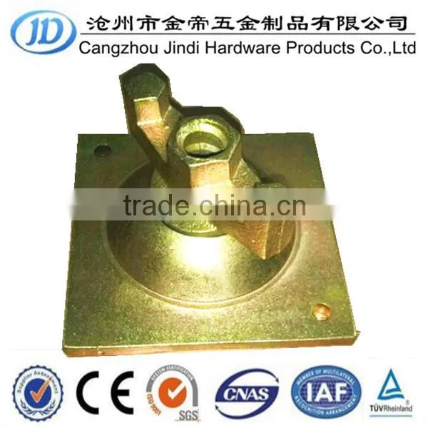Scaffold Wing Nut and plate Formwork Wing Nut Tie Rod plate