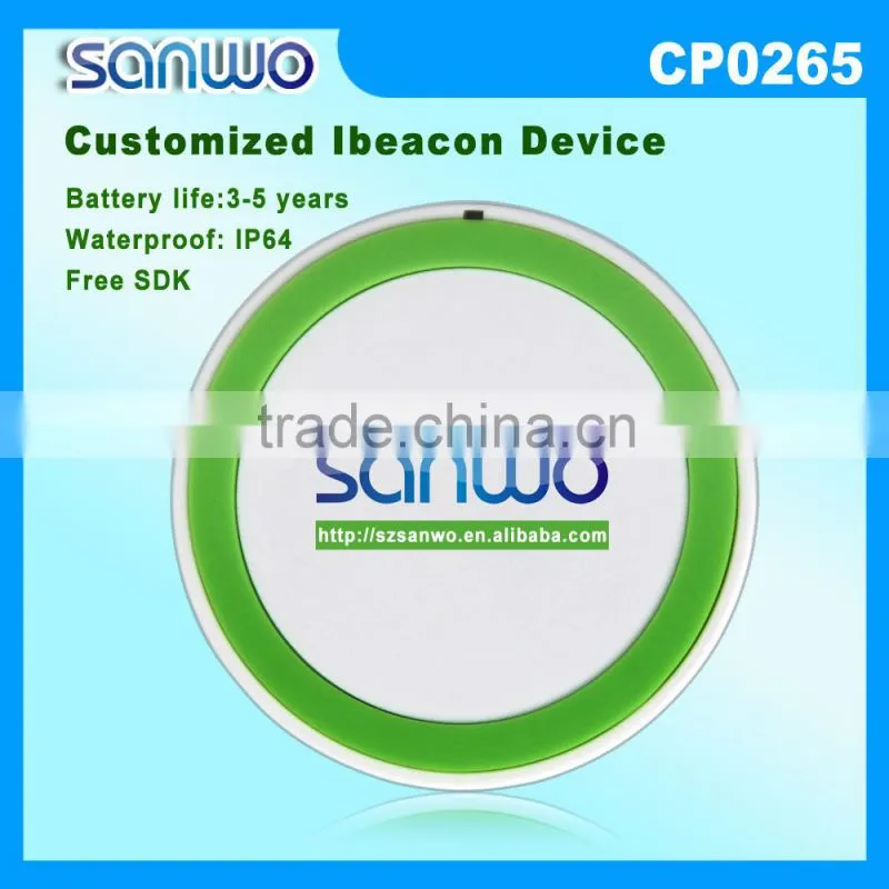 IP65 waterproof BLE4.0 80M range programming ibeacon