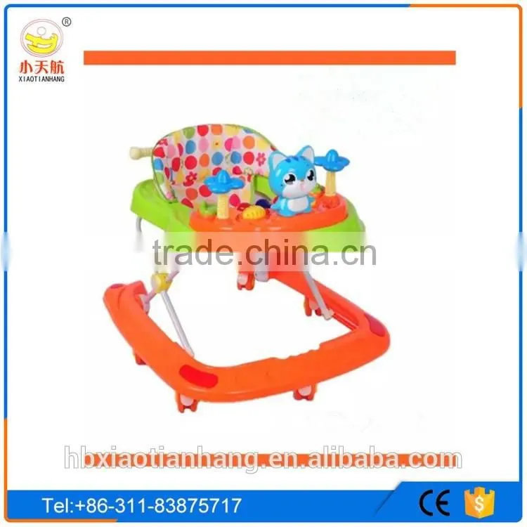 inflatable round baby trolley walker for infant