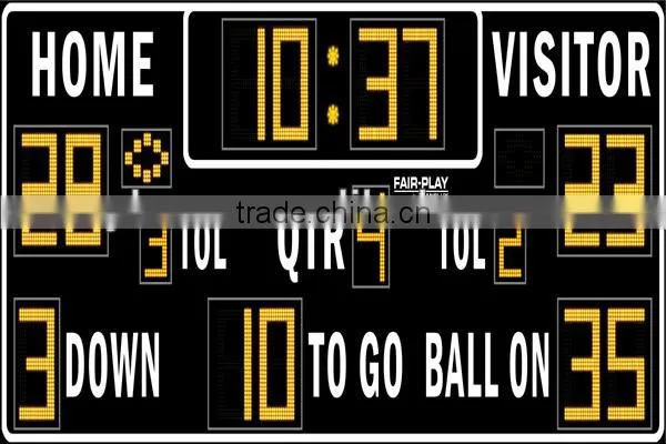 2014 Best live cricket score auto refresh football led display screen