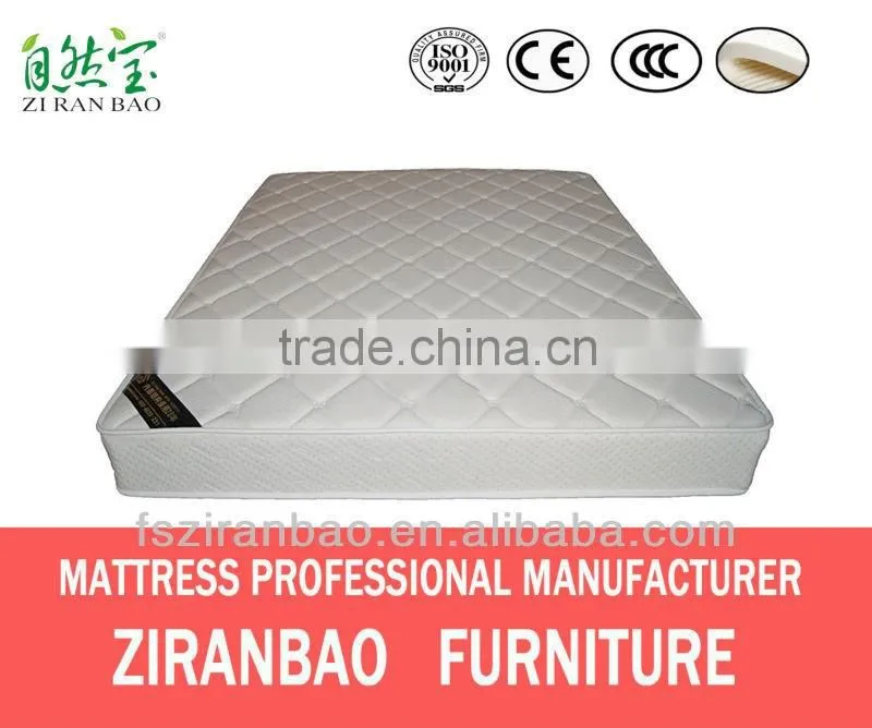 Classical design knitted fabric 100% Natural Latex Mattress-ZRB 201