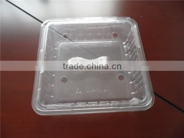 PET / PVC Fruit package with lid