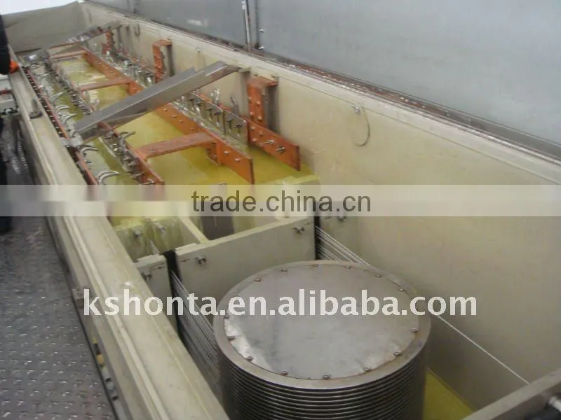 Electrolytic Single Wire Plating Machine wire and cable machine