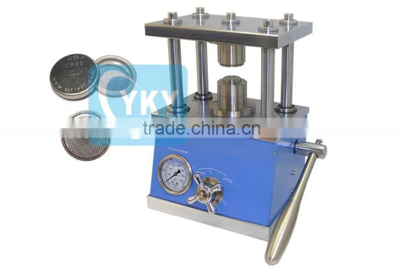 Hydraulic Crimping Machine for All Coin Cells: CR2016, CR2025, CR2032 & Optional CR1220, CR2325 or CR2450 etc