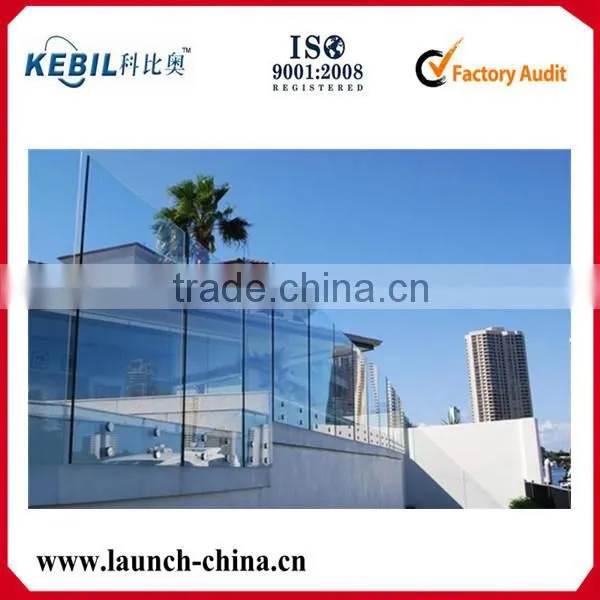 stainless steel M10 wall mounted sign standoff for balcony glass railing design