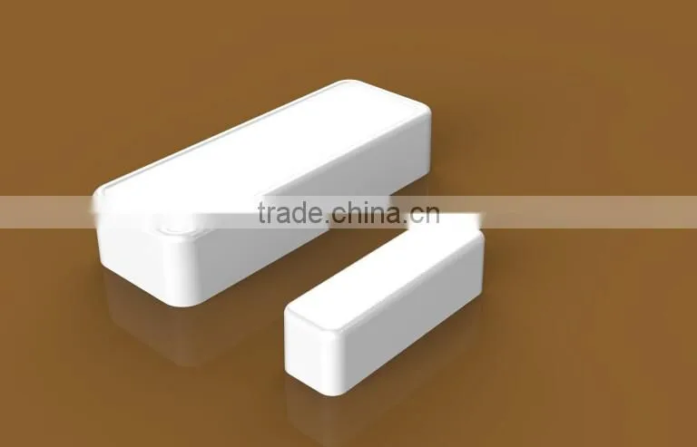 Intelligent Door sensor with low voltage SMS alert, wireless door contact supplied Self-check