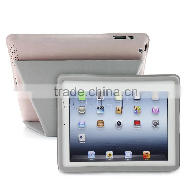 Transfomer professional manufacture pu leather housing for ipad2/for ipad3/for ipad4 case,protective pu case