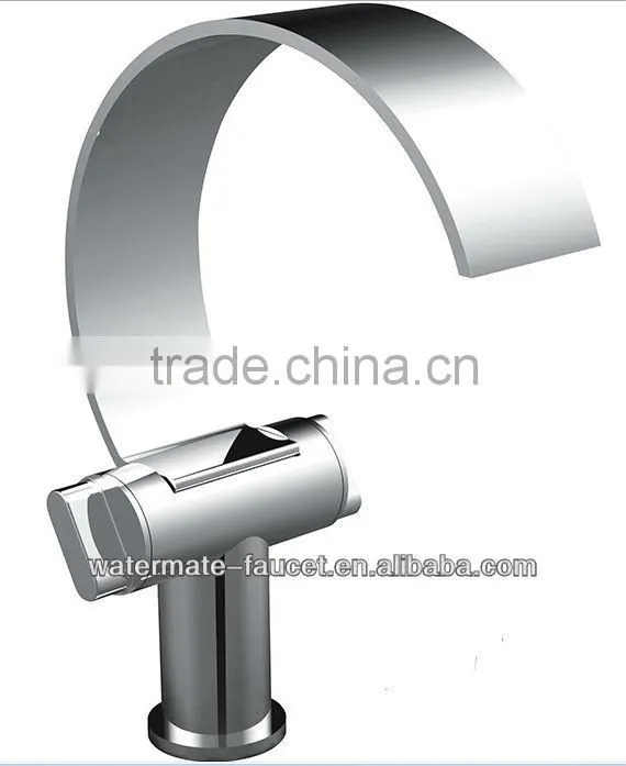 double handle bathroom waterfall faucet wasserfall wasserhahn