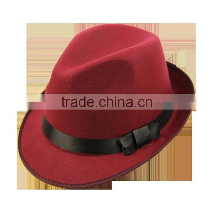 Customized Wool Felt Trilby Hat
