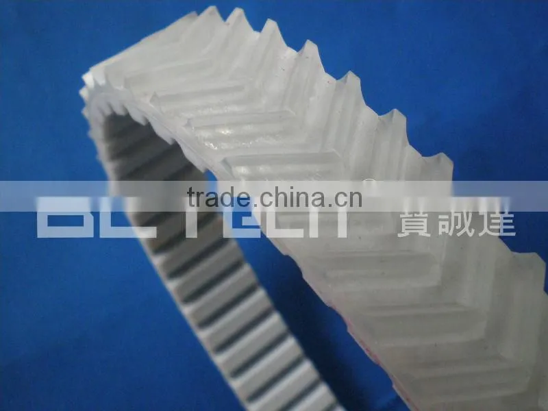 Timing belts with PVC Fish Bone