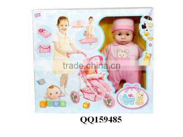 8 inch plastic baby doll 3 models cloth