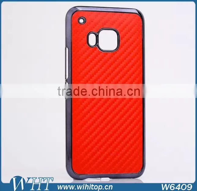 Carbon Fibre Skin & Chronr PC Cover Case for HTC ONE M9