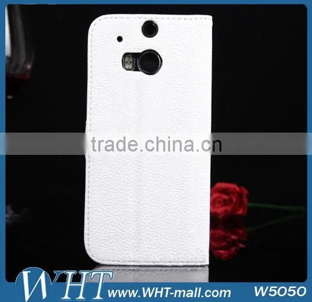 Leather Wallet Case For HTC M8, Purse Leather Case For HTC M8
