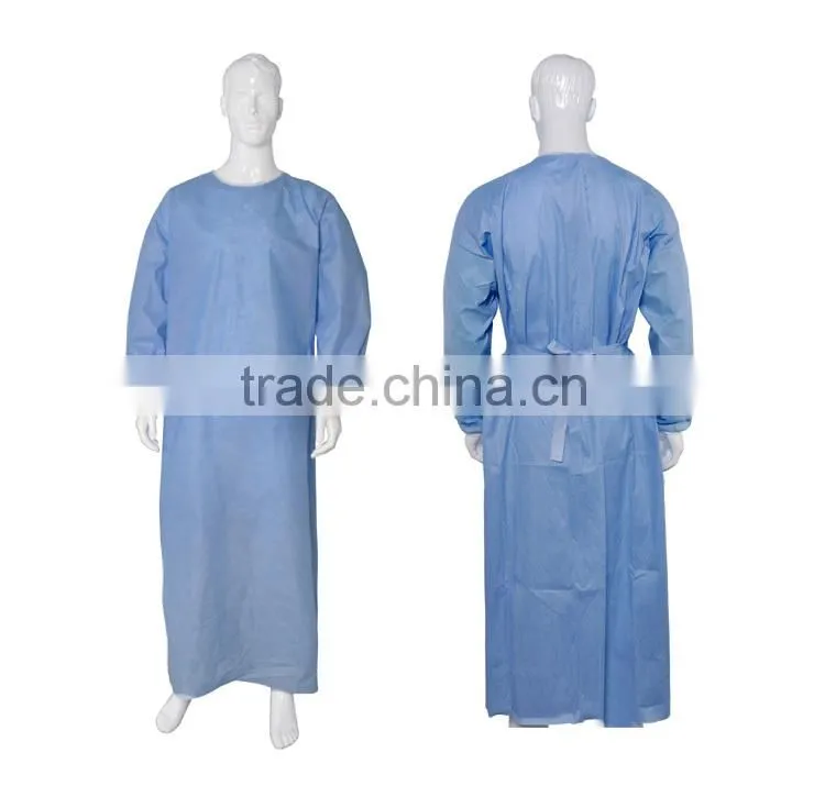 Autoclavable Washable Plastic Anti-oil Surgical Robe