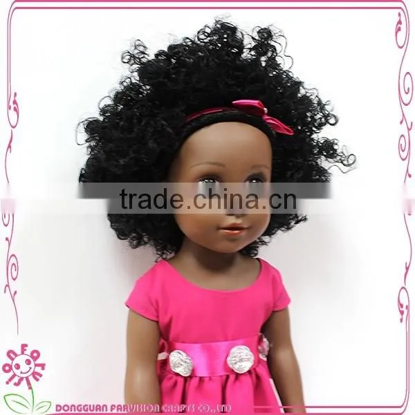 18 inch full vinyl brown black vinyl dolls