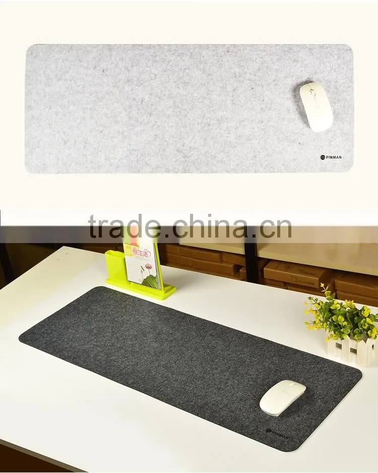 Multifunctional Protective PU felt Leather Mat /Mouse Pad /Table Mat/Desk Pad/Organizer For Desktops And Laptops,