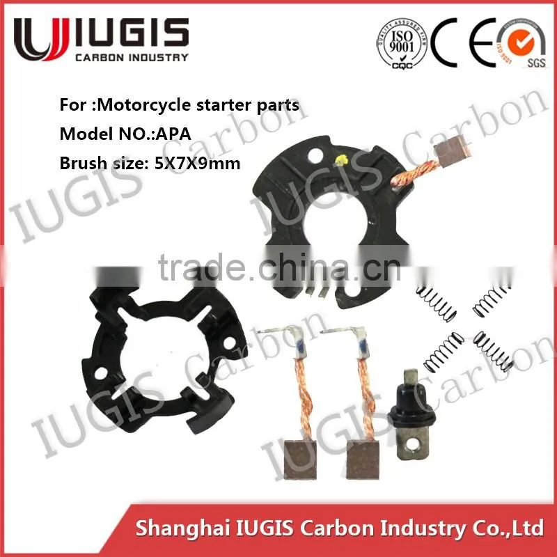 APA CARBON BRUSH AND HOLDER FOR MOTORCYCLE DC MOTOR