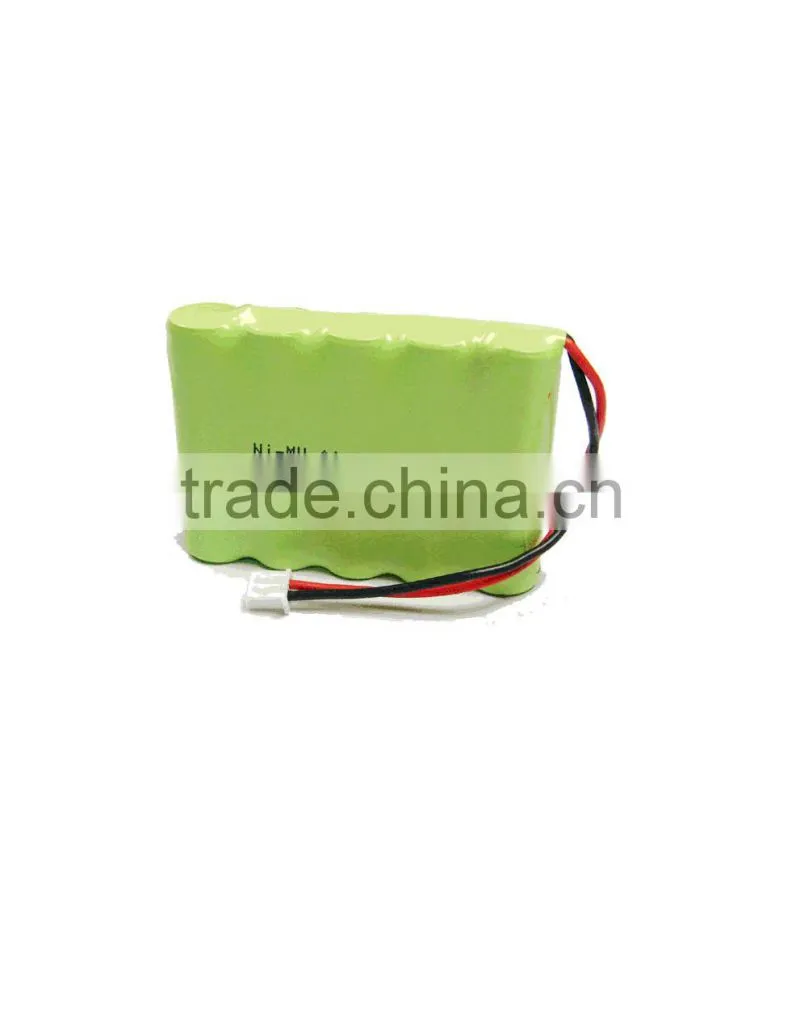 NIMH rechargeable battery pack 6V AA 1500mAh