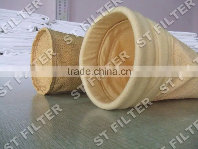 electrostatic chimney filter bag,P84 filter bag,Dia130*3600mm