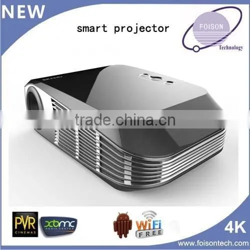 Foisonth LED projector of 1080P video encoding for H.264 and VP8, MVC and VP8 Smart Projector