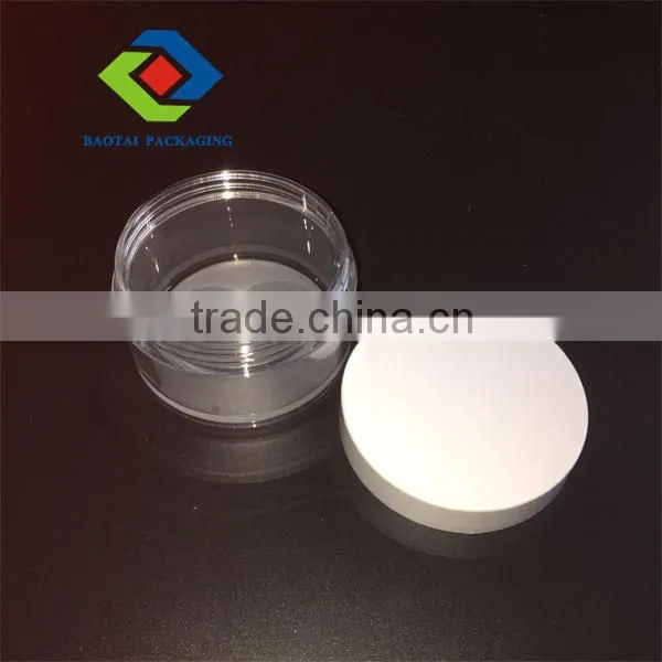 Travel set PETG clear style cream jars