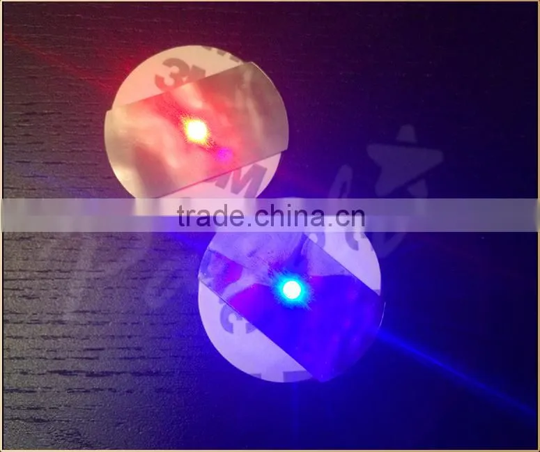 Bottle PROMO adhesive LED blinking coaster bottle glorifier