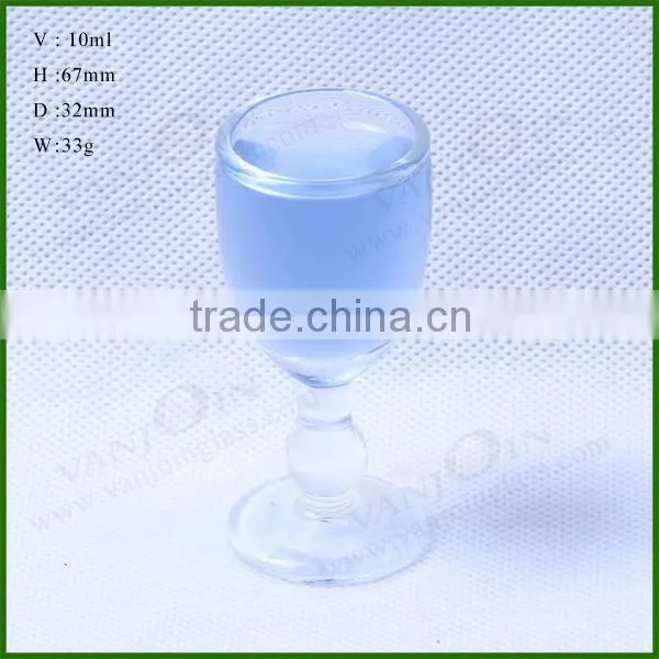 10ML Clear Glass Goblet