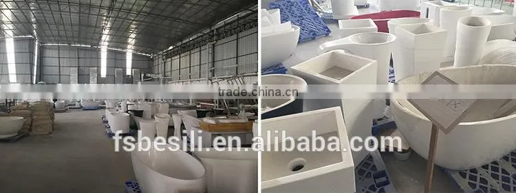 Solid surface sink stone
