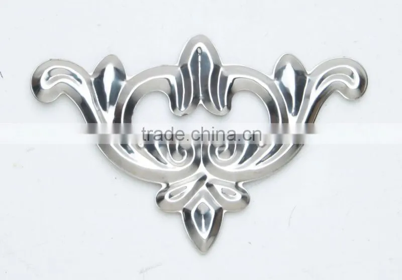 silver or golden stainless steel iron decorative accessories for door
