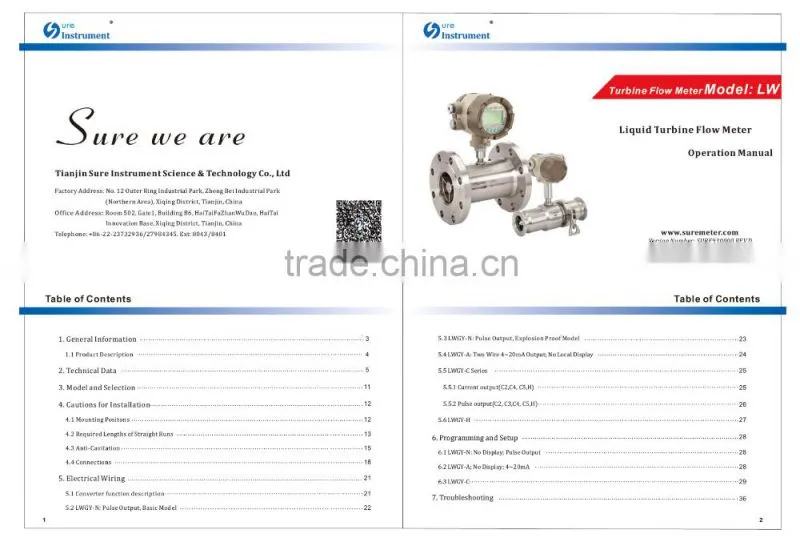 Cheaper flow meter sensor with pulse output