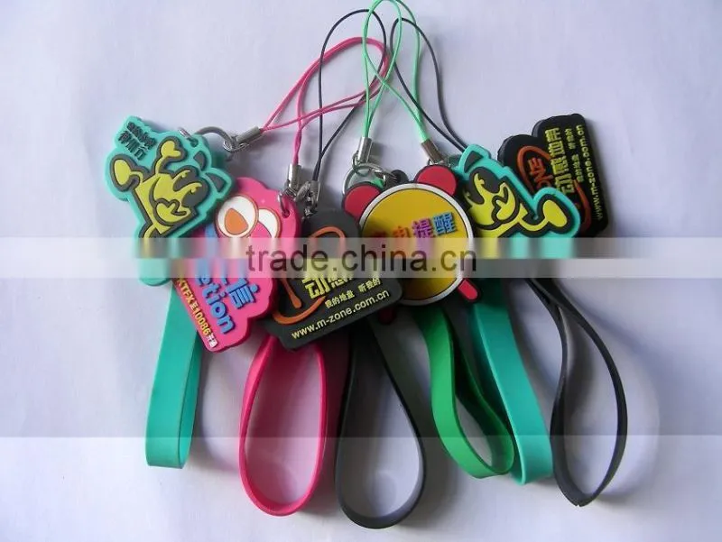 football team rubber soft pvc key chain