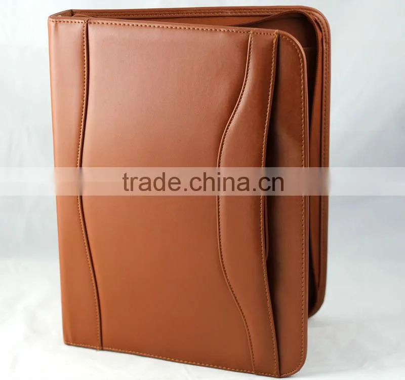 movable handle men's briefcase/leather briefcase men supplier