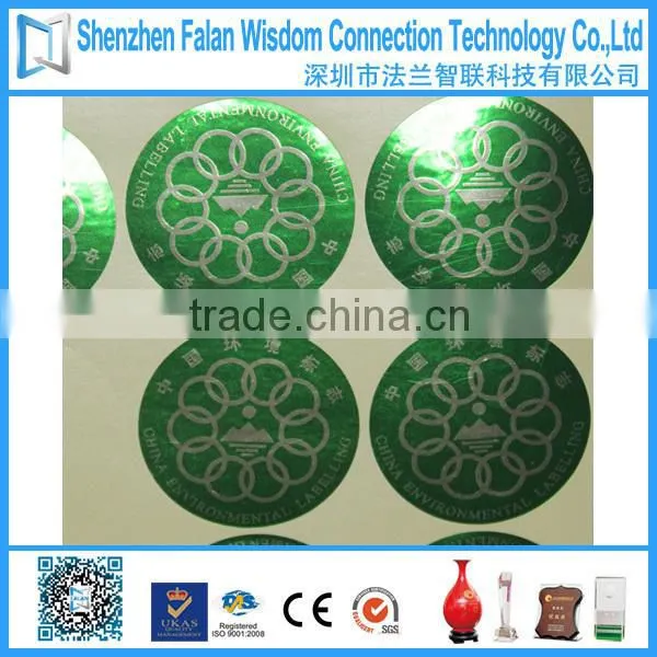 Cheap price custom holographic vinyl sticker with personalized logo