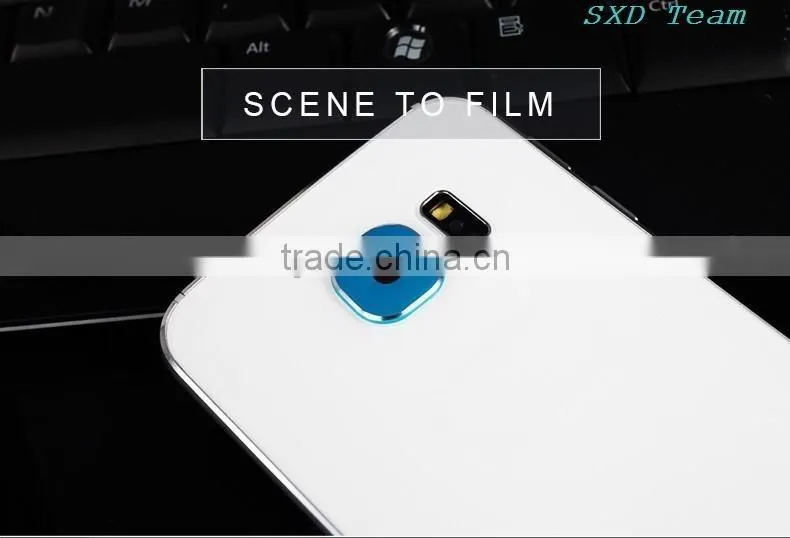 New S6 Rear Camera Lens Metal Protective Ring Guard Cover Protector for Samsung Galaxy S6 Edge Lens Protector Cover LPS6