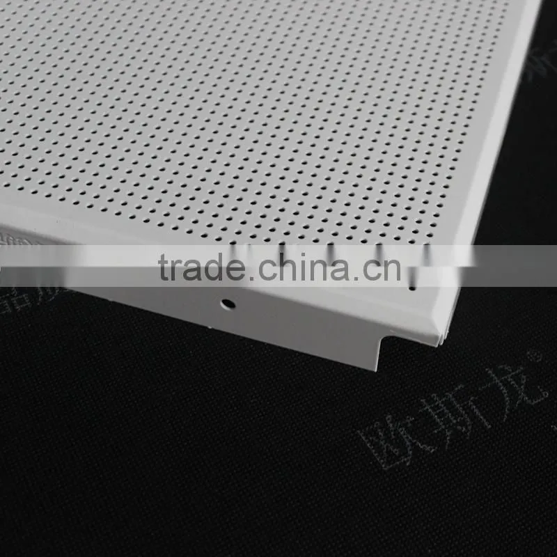Ousilong Acoustic 600x1200mm Perforated Clip in False Aluminum Ceiling Tiles