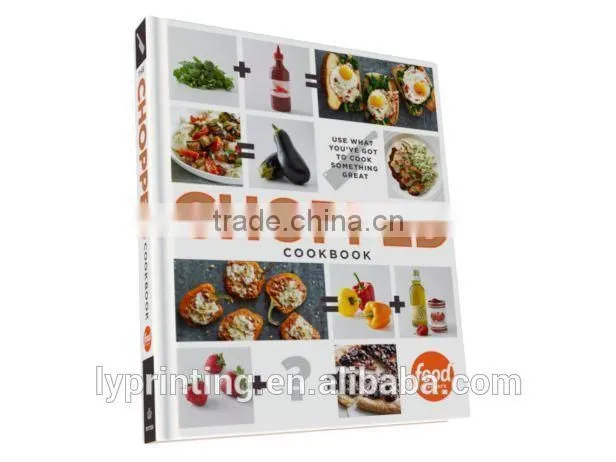 Hot sale cook book printing meal book cookies book printing