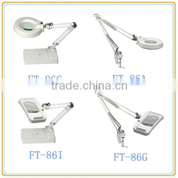 standing magnifying glass with light/desk magnifying glass with light