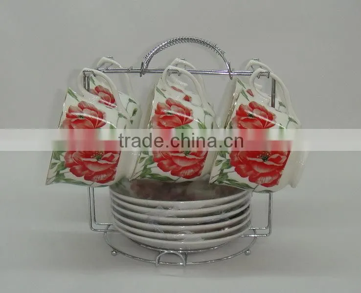 eco-friendly tableware cup and saucer sets