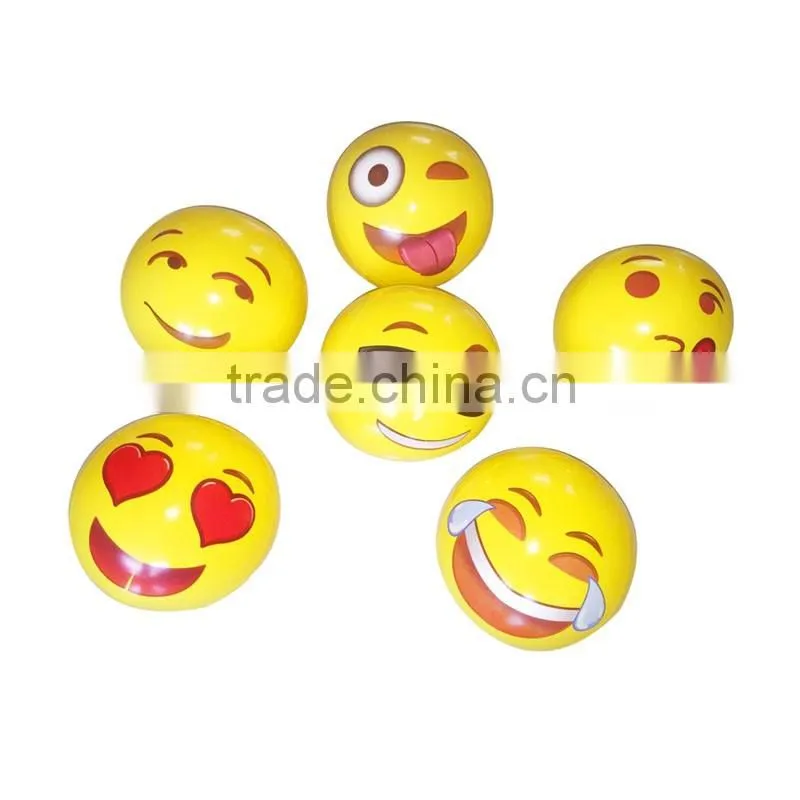 2016 Summer Hollow Emoji Inflatable Beach Balls