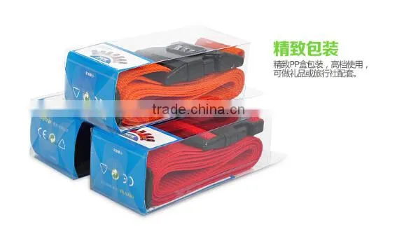 2014 Futian top selling brand thicken Travel Luggage Suitcase belt high Quality size adjustable Nylon Luggage Bag Belt