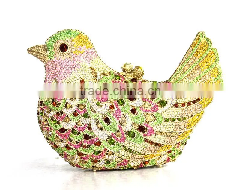 Fashion Lady rhinestone crystal clutch bag/magazine clutch bag/acrylic purse display