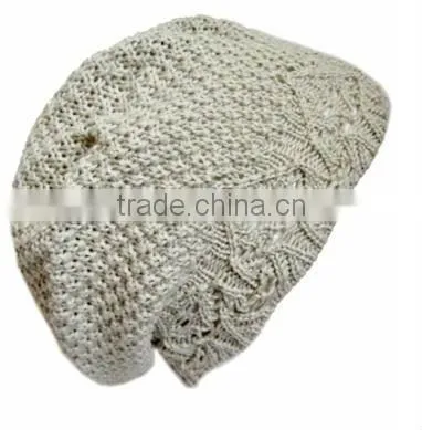 Light Crochet Hat Frost Hat